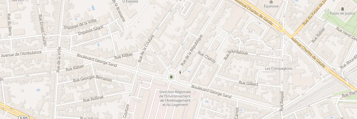Plan du 70 Rue de la République à Châteauroux