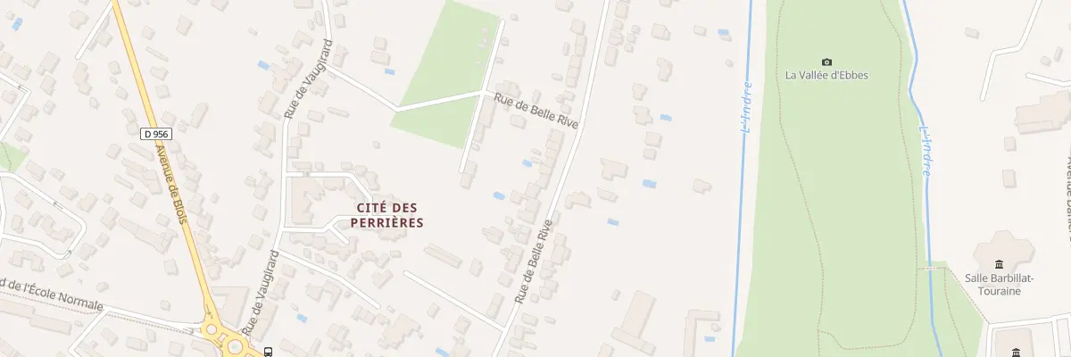 Plan du 45 Rue de Belle-Rive à Châteauroux