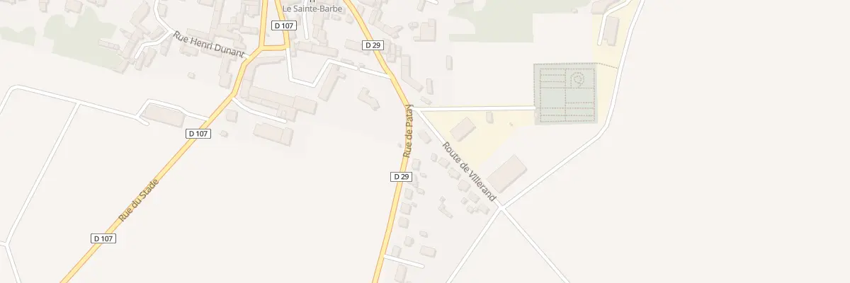 Plan du 2 Rte de Villerand à Orgères-en-Beauce