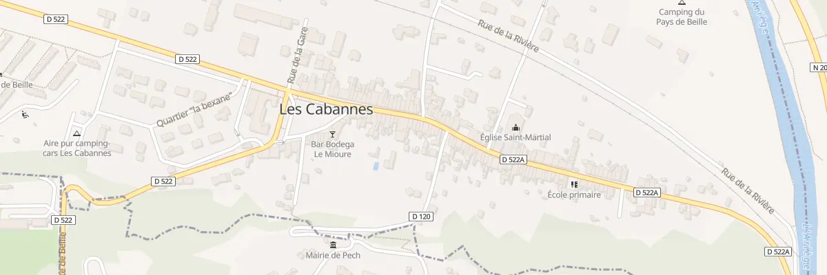 Plan du 28 Rue Principale aux Cabannes
