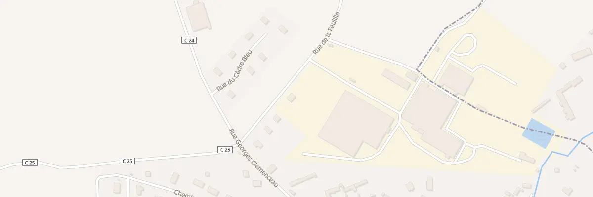 Plan du 8 Rue de la Feuillie à Bernouville