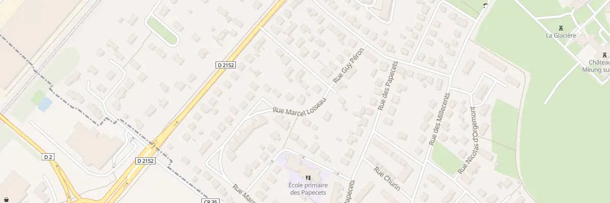 Plan du 2 Rue Marcel Loiseau à Meung-sur-Loire