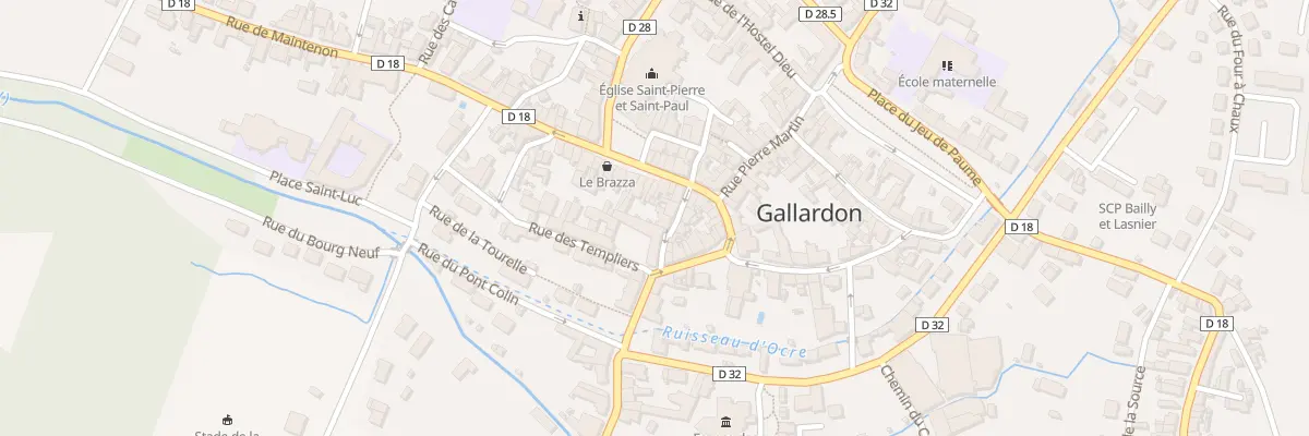Plan du 4 Rue Raide à Gallardon