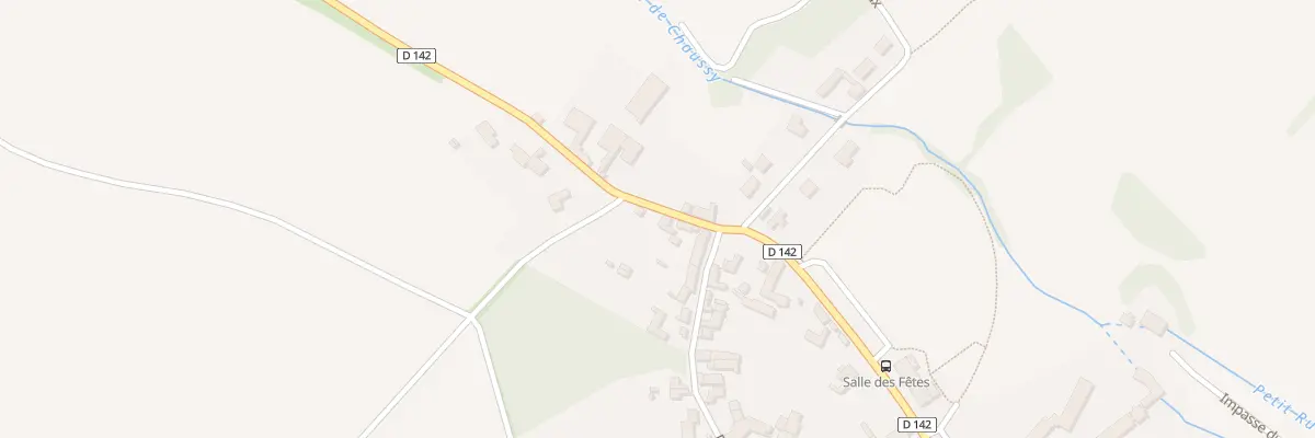 Plan du 23 Rte de Bray et Lu à Chaussy