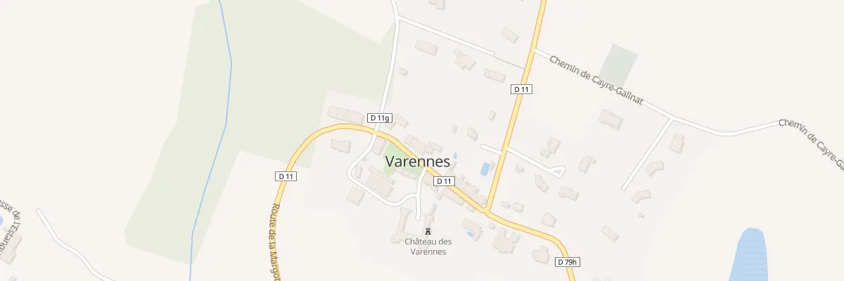 Plan du 6 Au Village à Varennes