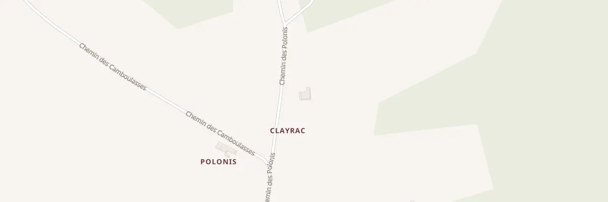 Plan du 272 Che de Polonis à Salvagnac