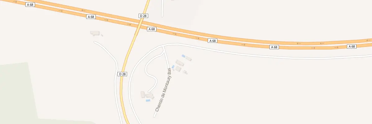 Plan du 340 Che de Montauty Bas à Saint-Sulpice-la-Pointe