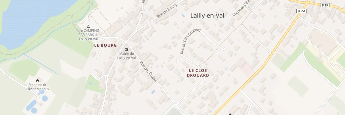 Plan du 13 Rue du Clos Drouard à Lailly-en-Val