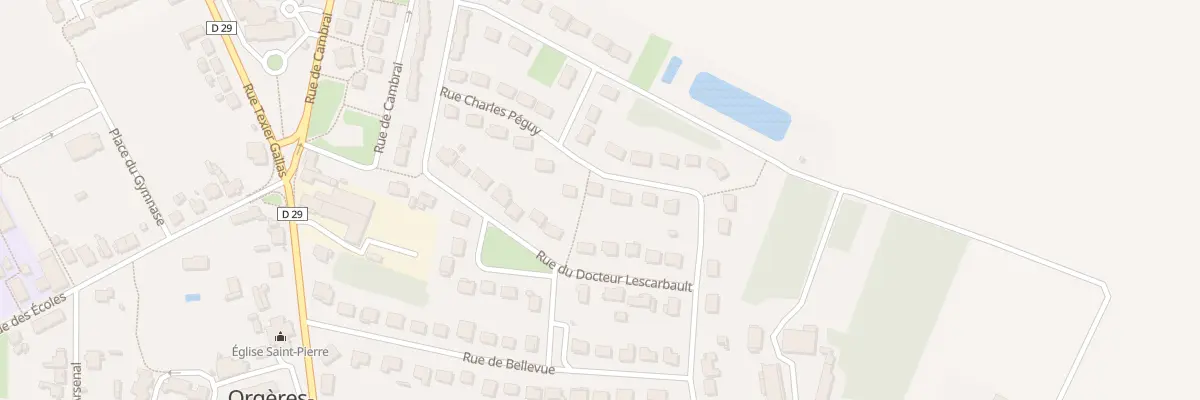 Plan du 7 Rue Charles Peguy à Orgères-en-Beauce