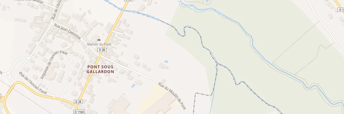 Plan du 19 Rue du Moulin de Pont à Bailleau-Armenonville