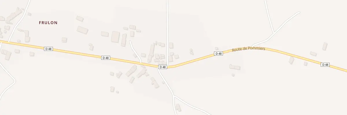 Plan du 10 Rte de Pommiers à Orsennes