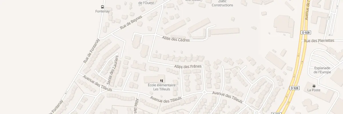 Plan du 22 All des Frênes à Magnanville