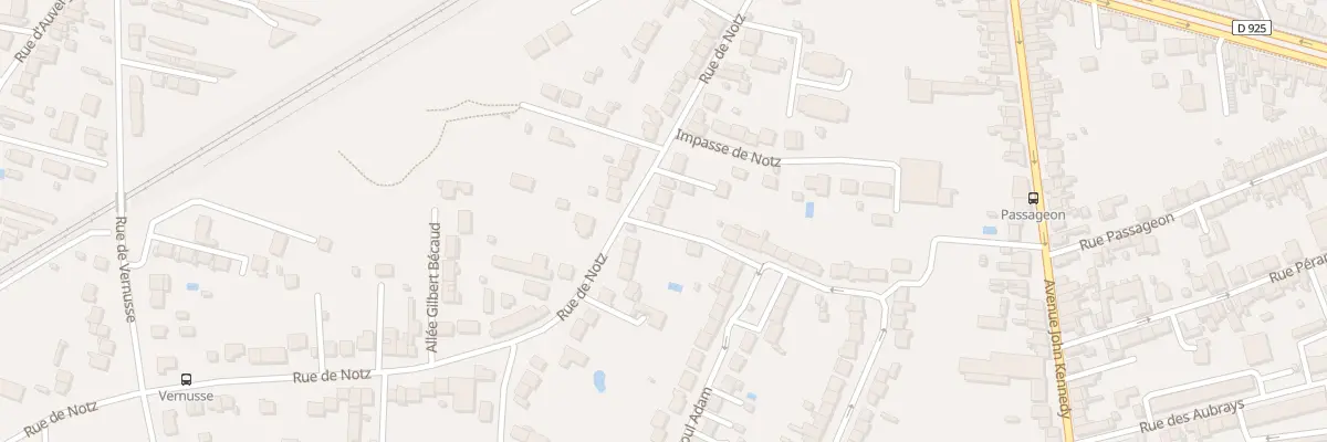 Plan du 59 Rue de Notz à Châteauroux