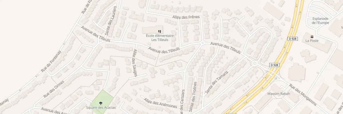 Plan du 21 Av des Tilleuls à Magnanville