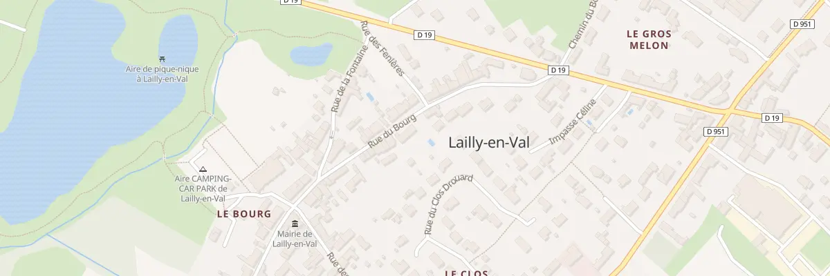 Plan du 20 Rue du Bourg à Lailly-en-Val