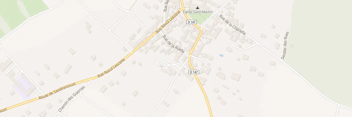 Plan du 2 Che de la Corne du Cerf à Saint-Martin-la-Garenne