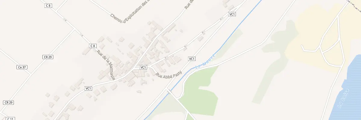 Plan du 10 Rue Abbé Pasty à Baule