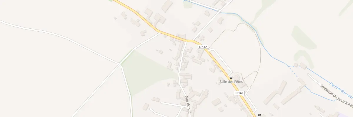 Plan du 4 Rue du Val à Chaussy