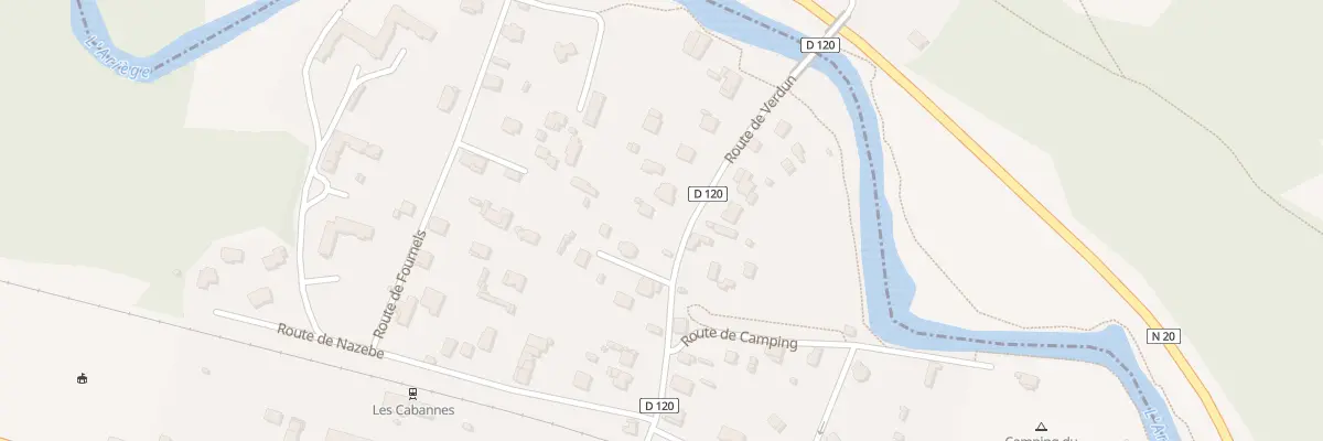 Plan du 12 Rte de Verdun aux Cabannes