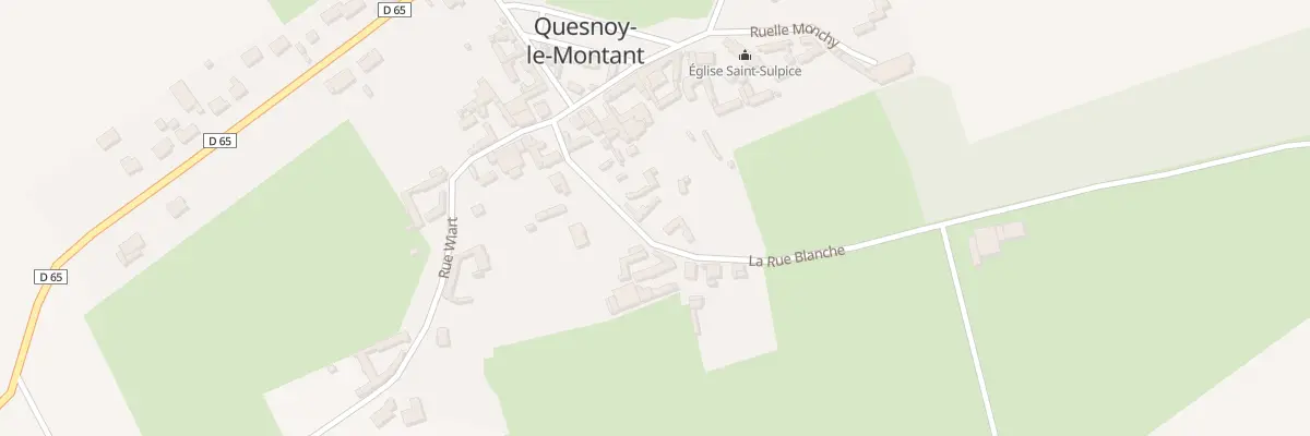 Plan du 6 La Rue Blanche à Quesnoy-le-Montant