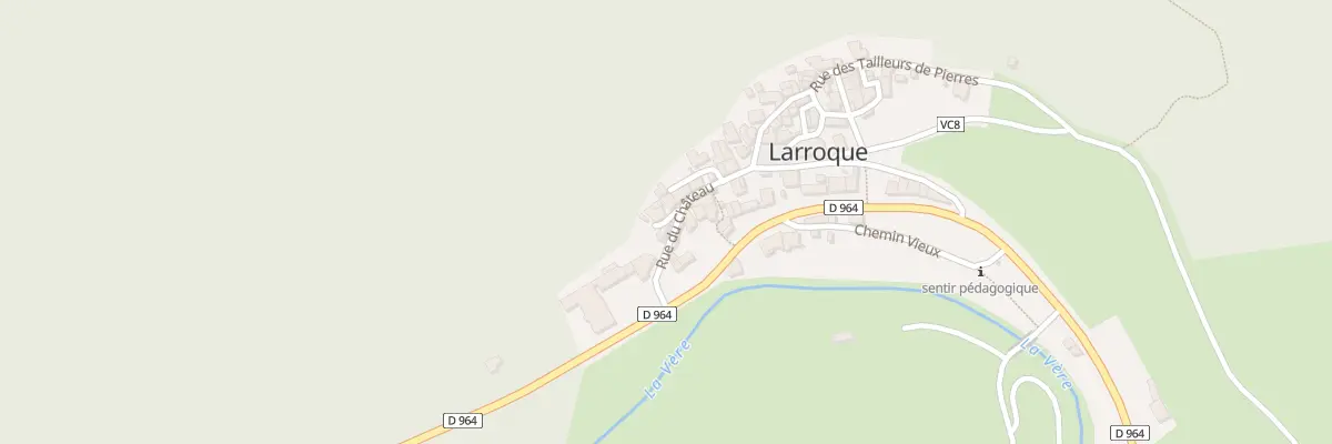 Plan du 65 Rue du Château à Larroque