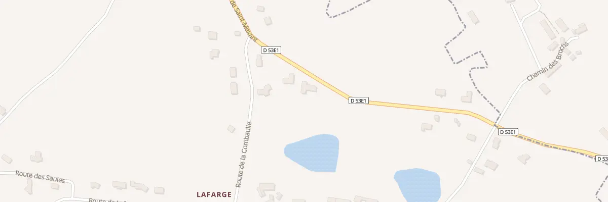 Plan du 459 Rte de Saint-Mexant à Favars