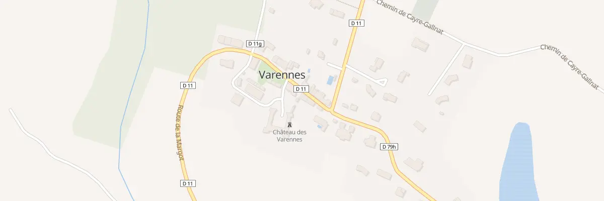 Plan du 56 Chateau à Varennes