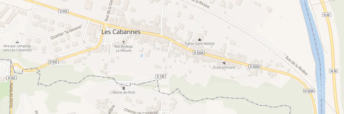 Plan du 61 Village aux Cabannes