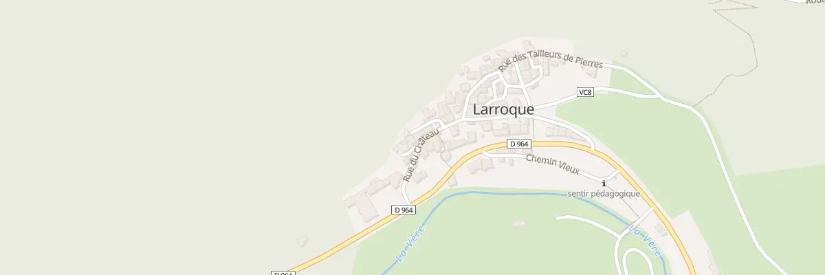 Plan du 79 Rue du Château à Larroque