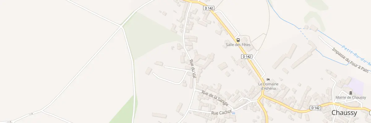 Plan du 14 Rue du Val à Chaussy