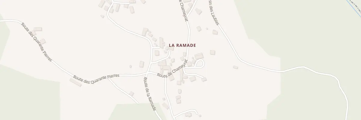Plan du 5229 La Ramade à Cornil