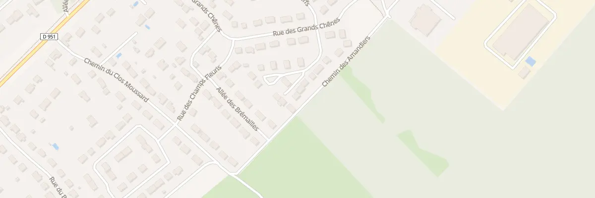 Plan du 38 All des Cerfs à Lailly-en-Val