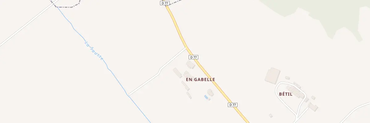 Plan du 264 En Gabelle à Lanta
