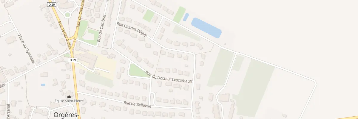 Plan du 3 Rue Charles Peguy à Orgères-en-Beauce