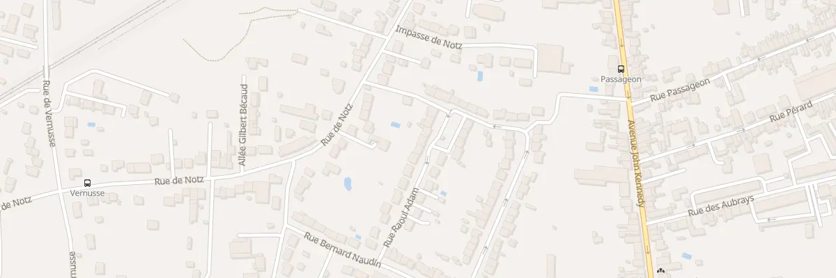 Plan du 64 Rue Raoul Adam à Châteauroux