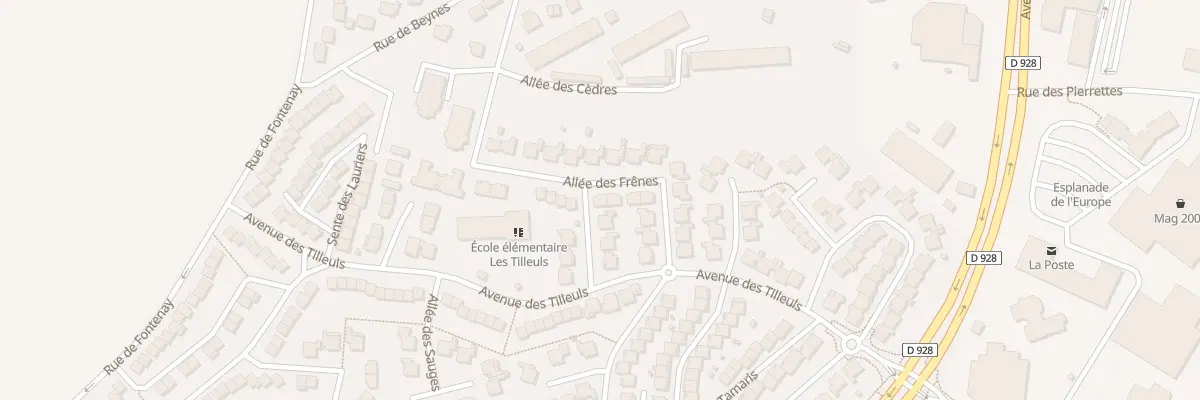 Plan du 13 All des Frênes à Magnanville
