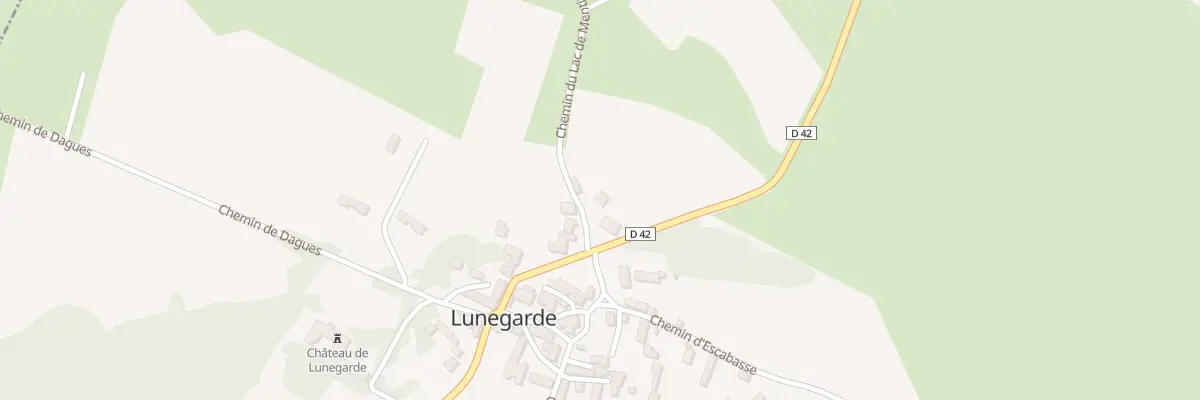 Plan du 5019 Le Bourg à Lunegarde