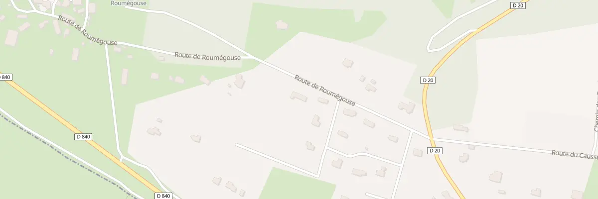 Plan du 5417F Roumegouse à Rignac