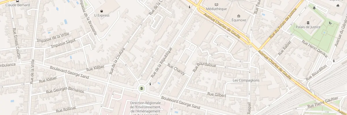 Plan du 63B Rue de la République à Châteauroux
