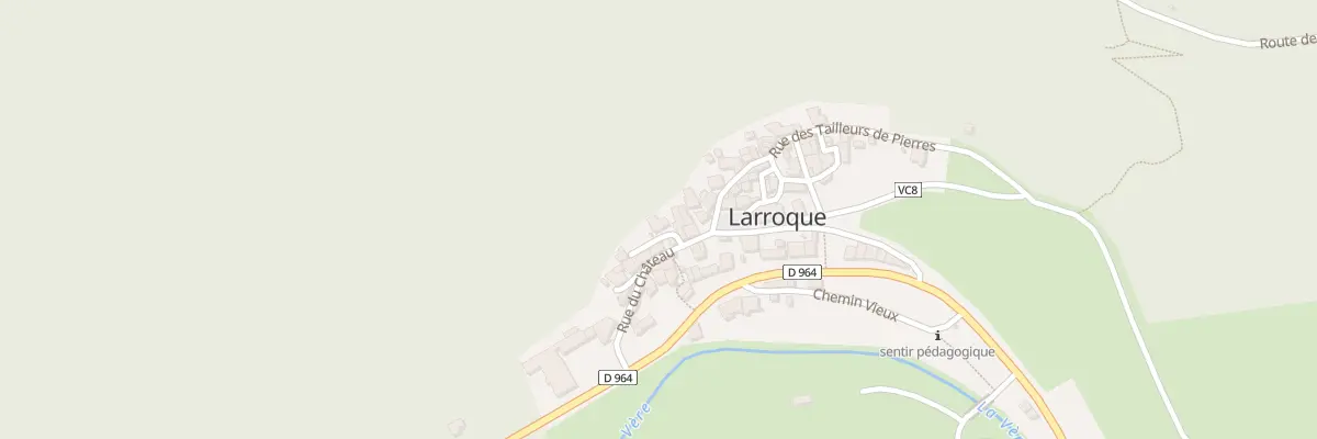 Plan du 5027 Pas des Falaises à Larroque