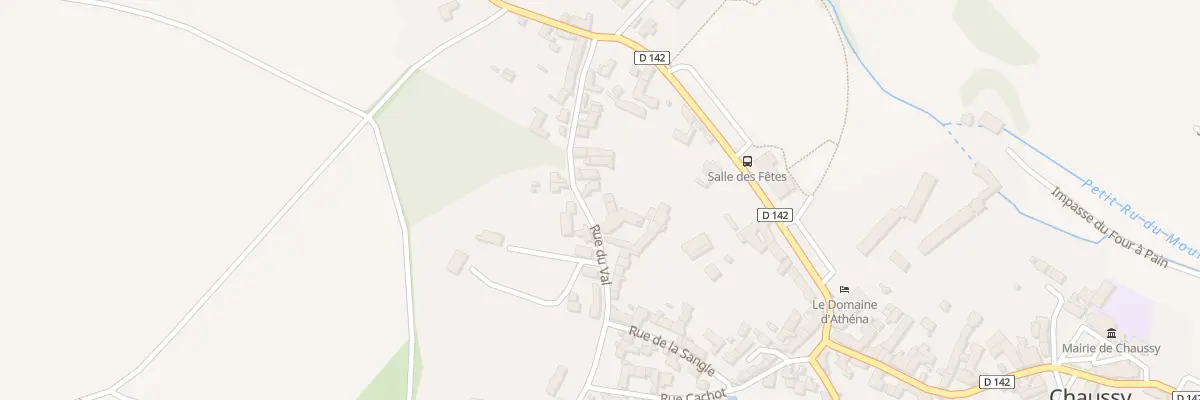 Plan du 19 Rue du Val à Chaussy