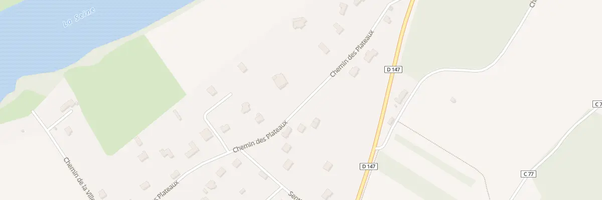 Plan du 351 Che des Plateaux à Saint-Martin-la-Garenne