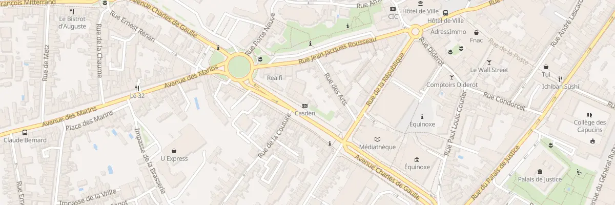 Plan du 19 Av Charles de Gaulle à Châteauroux