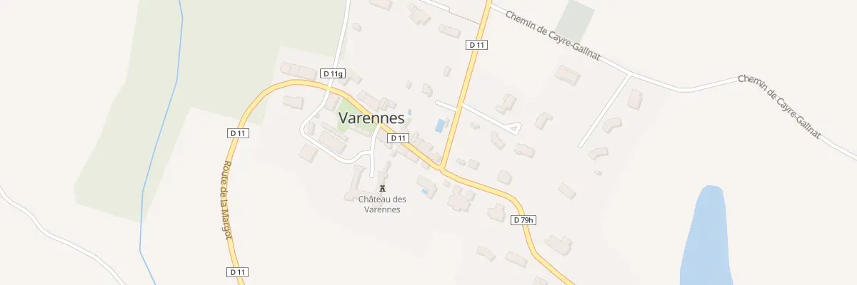 Plan du 2 Au Village à Varennes