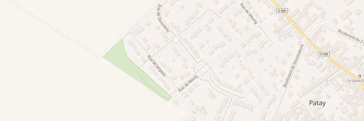 Plan du 17 Rue de Domrémy à Patay