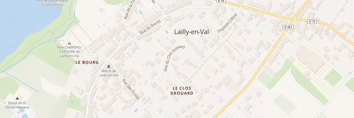 Plan du 24 Rue du Clos Drouard à Lailly-en-Val