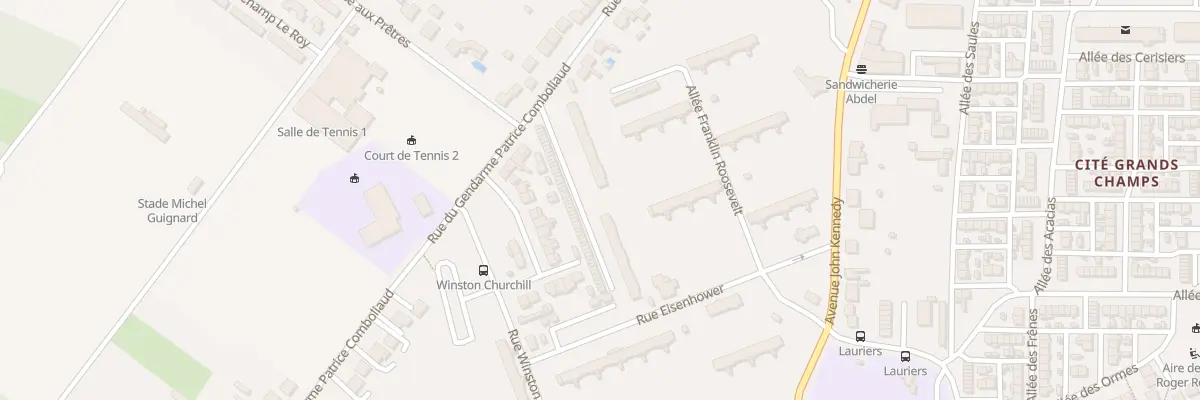Plan du 10 Rue Eisenhower à Châteauroux