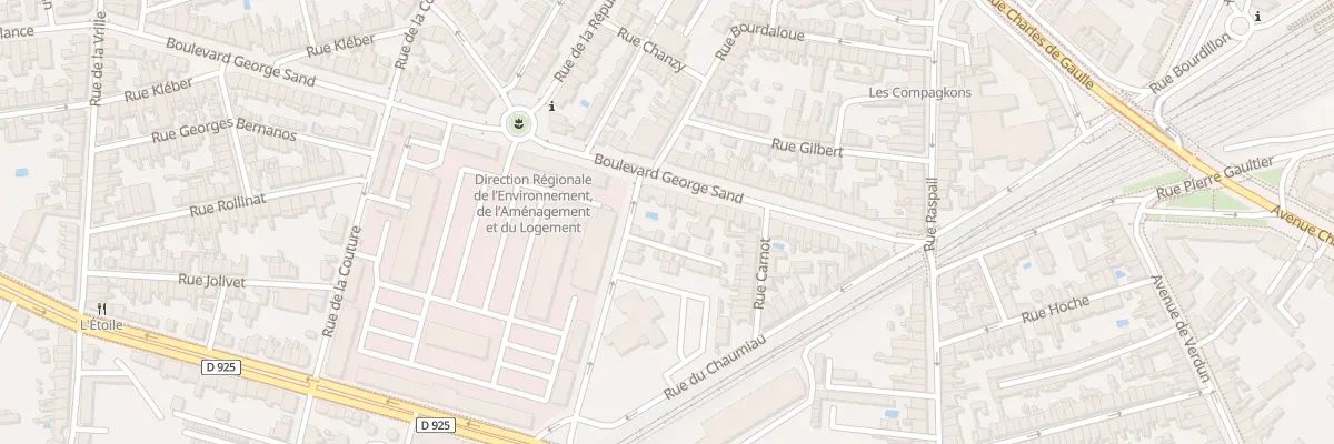 Plan du 47 Bd George Sand à Châteauroux