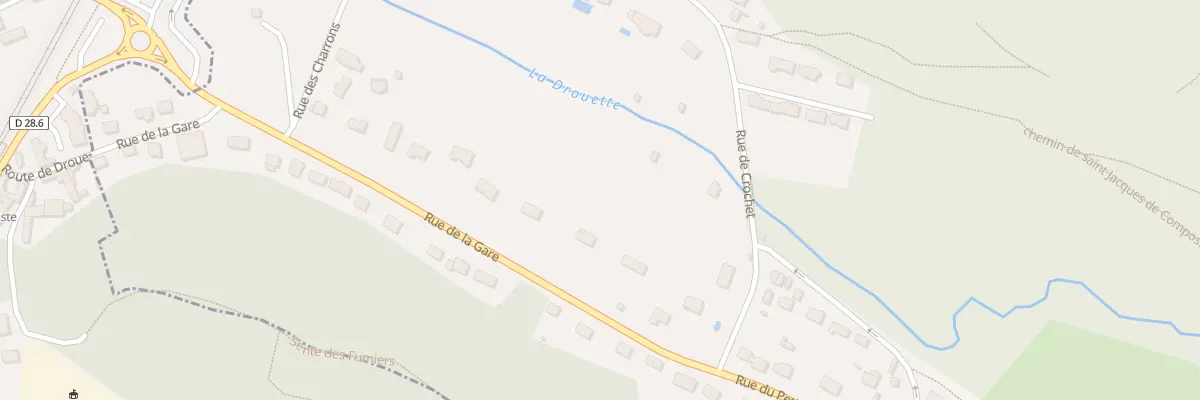 Plan du 4 Rue de la Gare à Droue-sur-Drouette