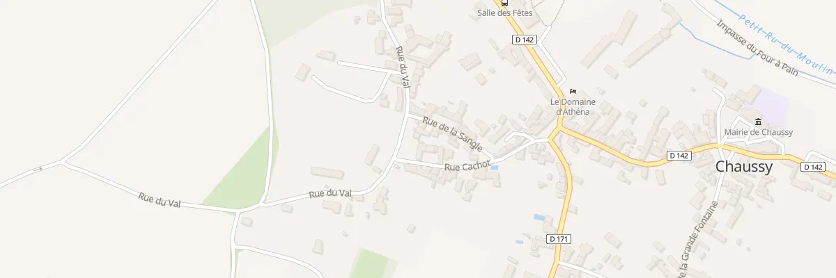 Plan du 20 Rue Cachot à Chaussy
